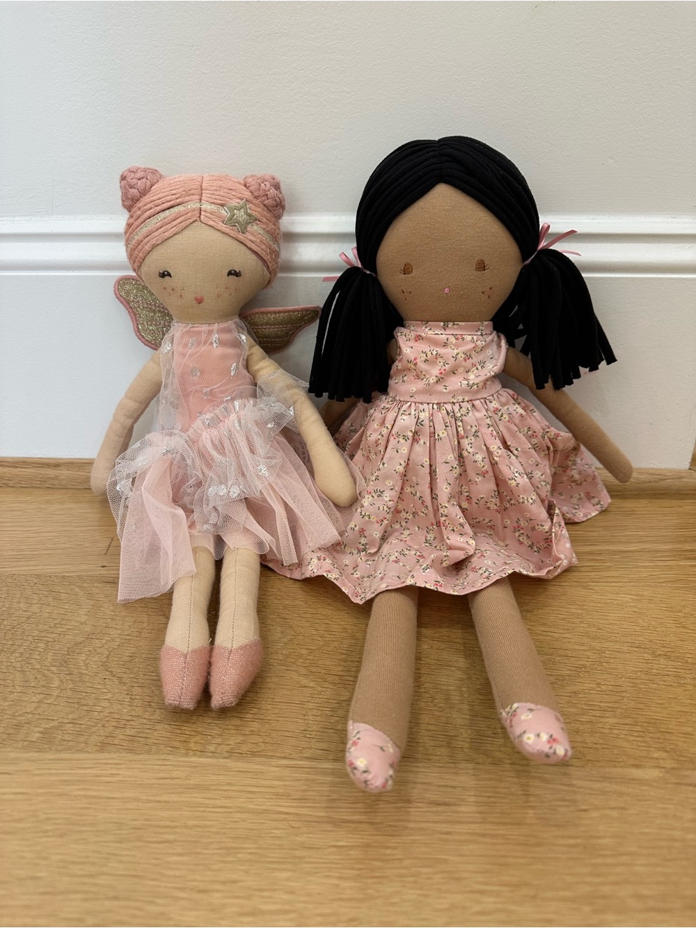 Set of two Soft Fabric Dolls (Alimrose, Albetta)
